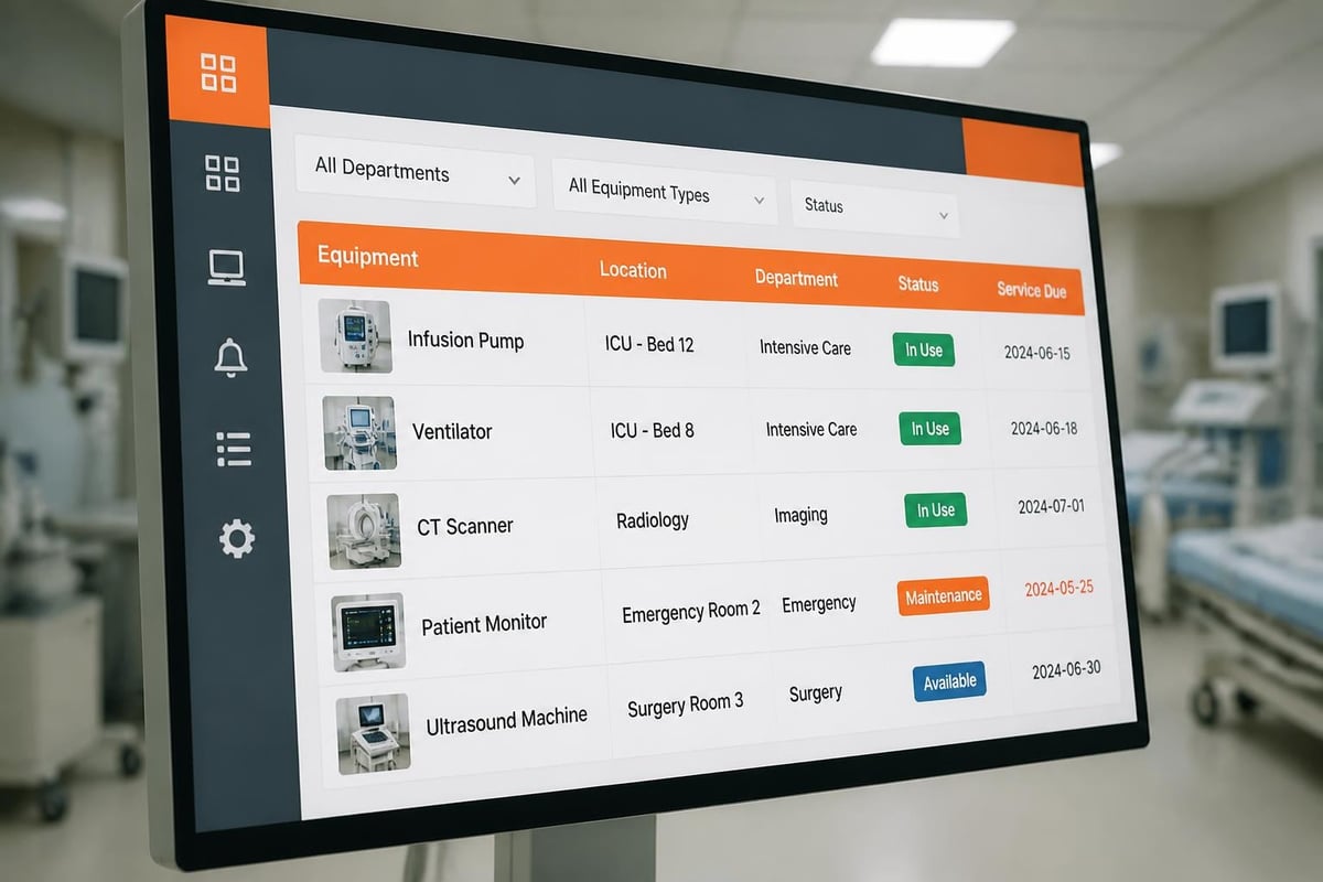 Healthcare Asset Management Software: Features & Selection Medical equipment tracking across departments