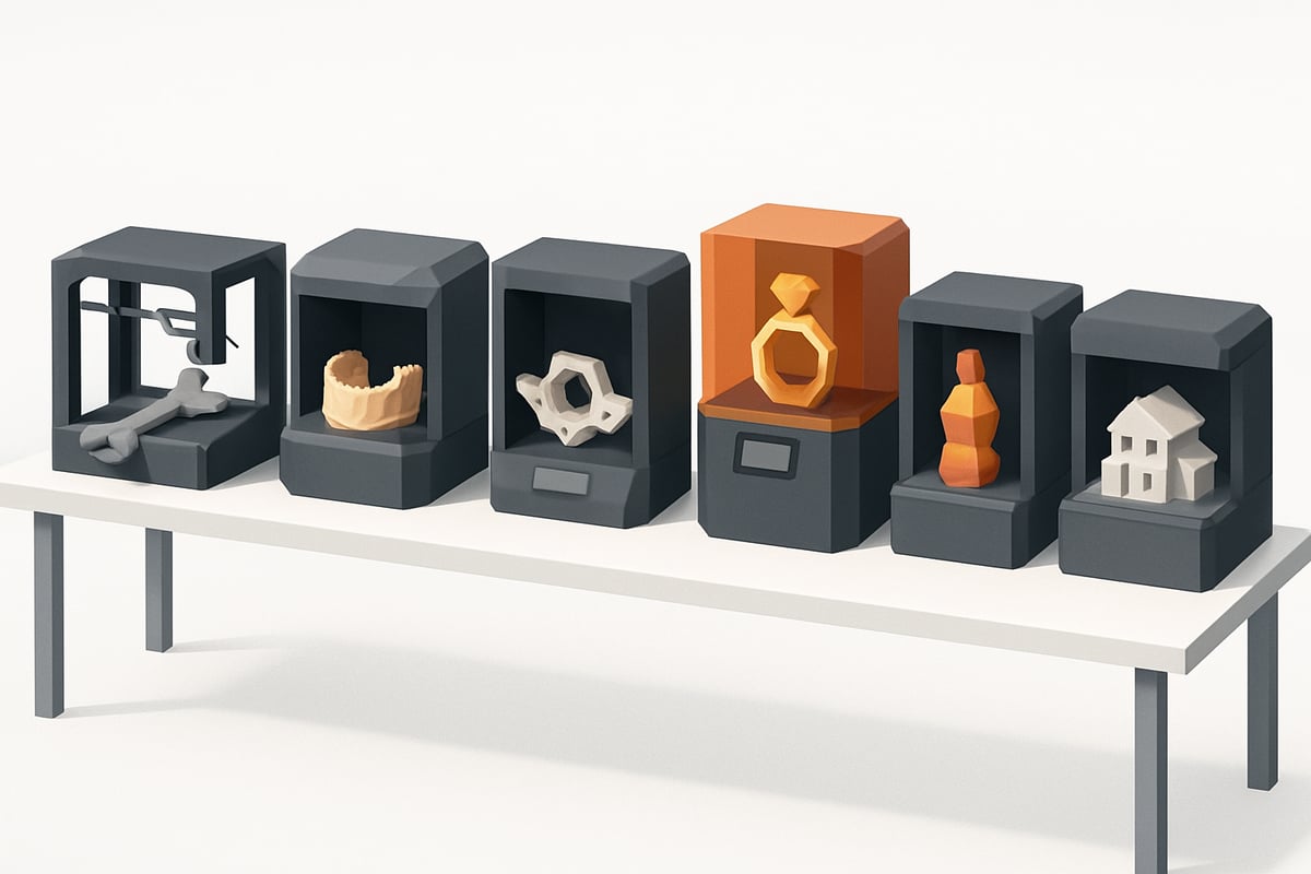 6 tipos de impressão 3D que deve conhecer em 2025