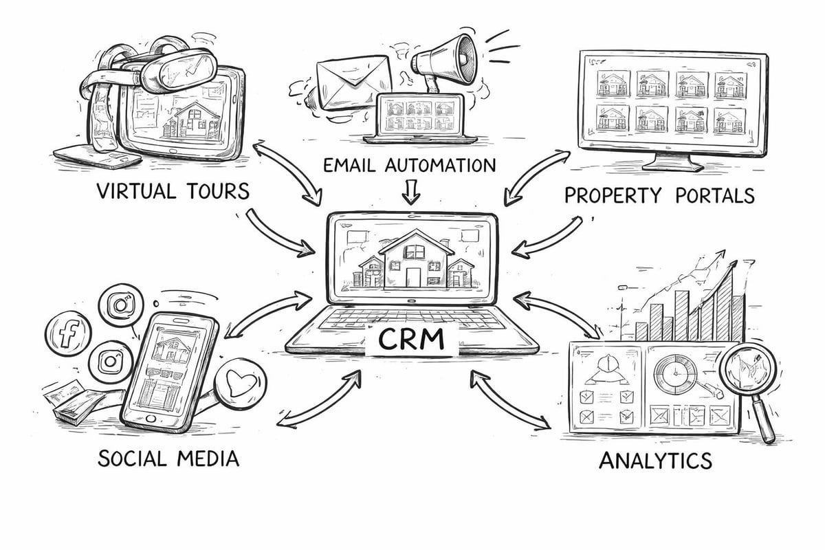 Real estate technology stack integration