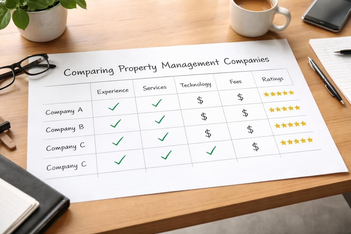 Property management selection criteria