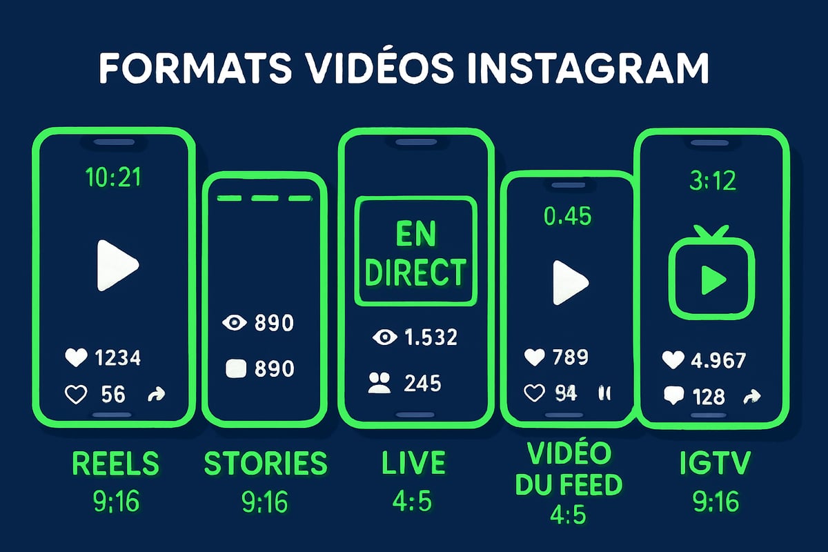 Panorama des formats vidéo sur Instagram en 2025