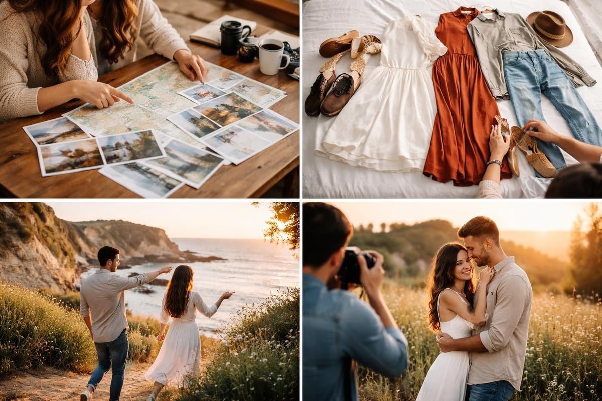 Engagement photo planning process
