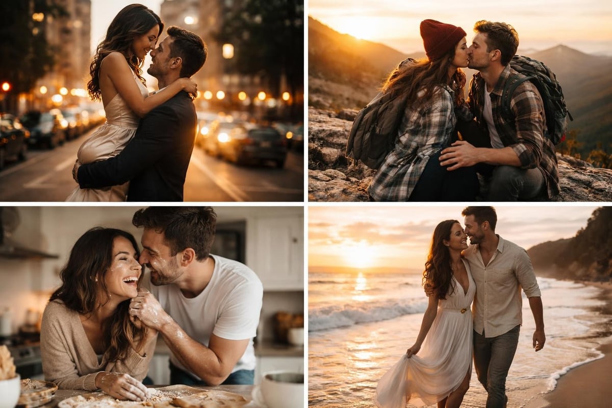 Engagement photo trends and styles