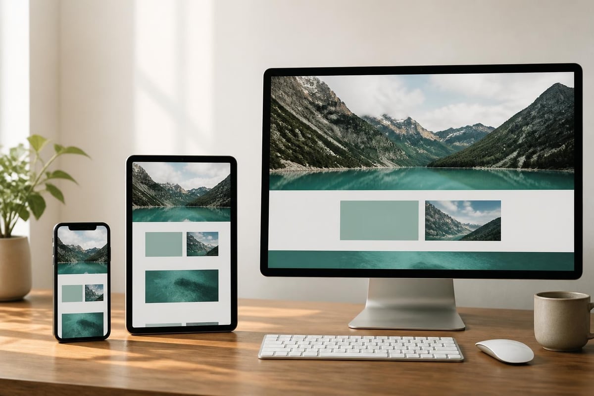 Responsive Webdesign Konzept