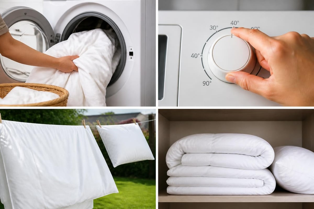 Bedding care routine