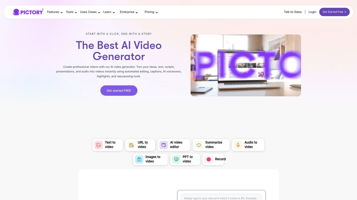Top 7 Best AI For Video Tools To Transform Content In 2026 - Pictory