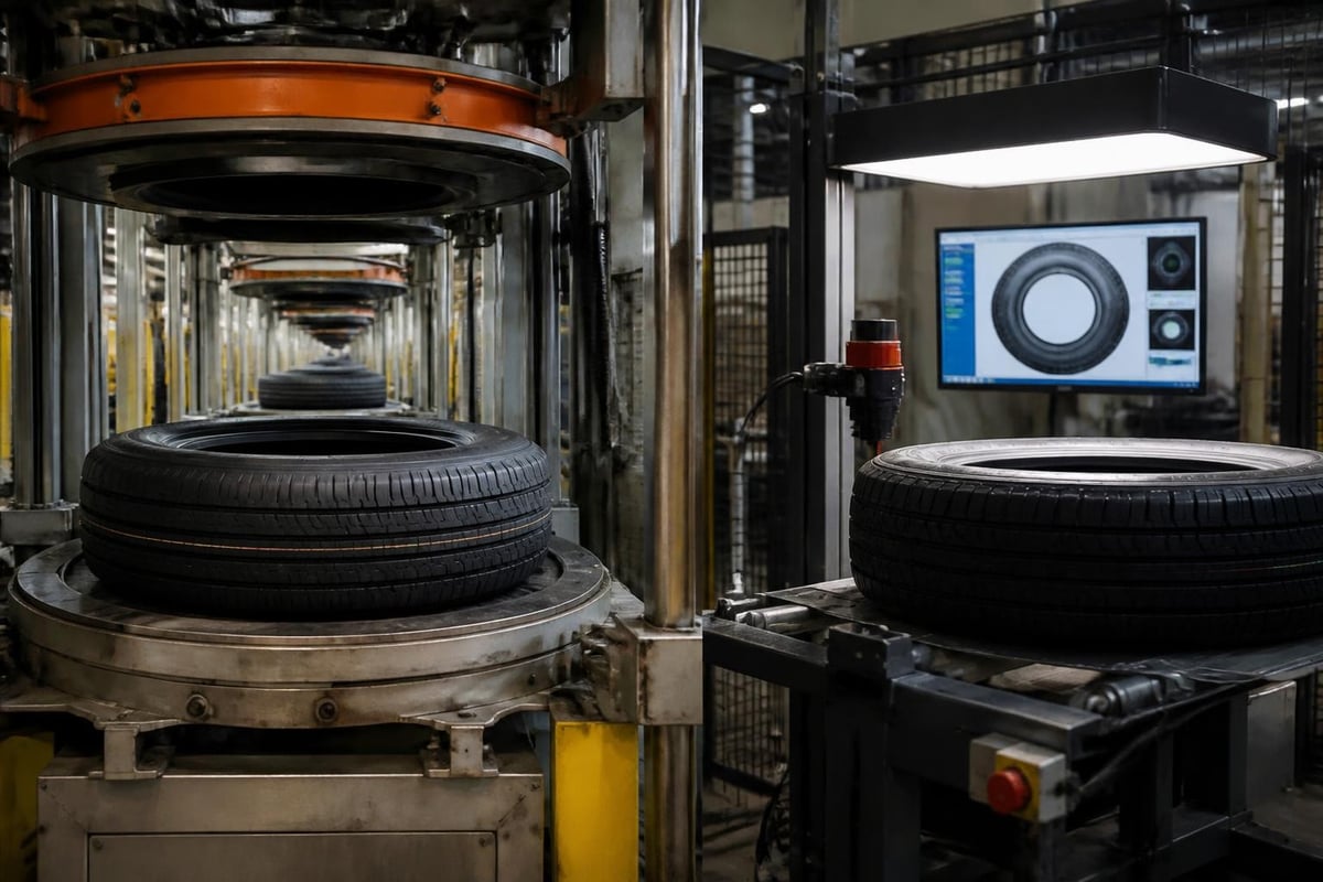 Tire curing and quality control