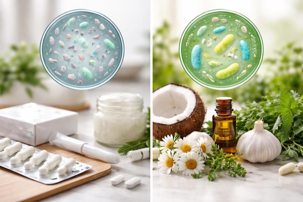 Natural vs conventional thrush treatment approaches