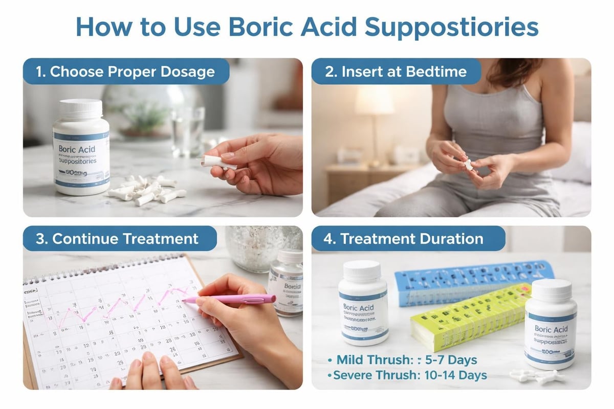 Boric acid treatment protocol