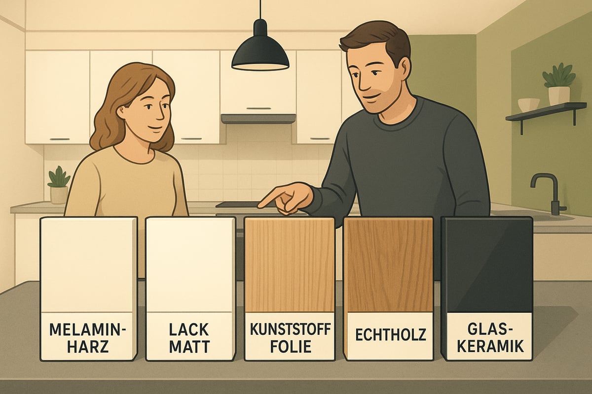 Materialien für Küchenfronten: Vor- und Nachteile