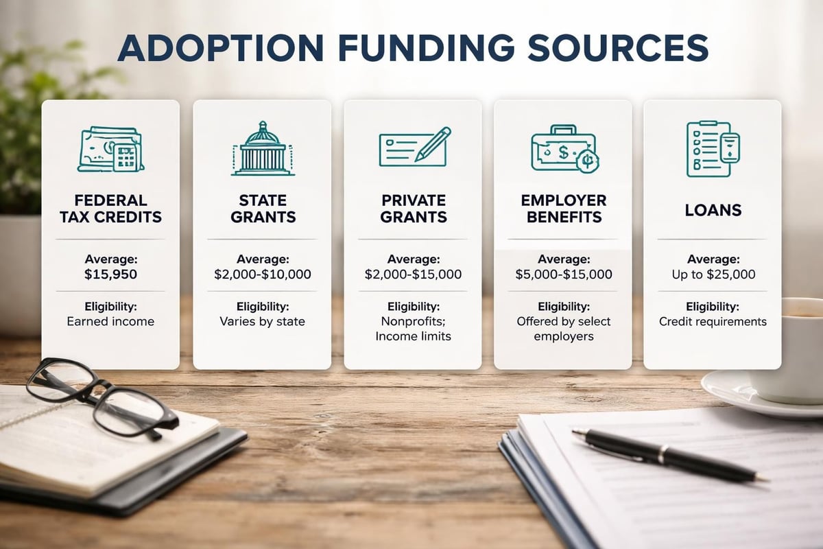 Funding sources comparison