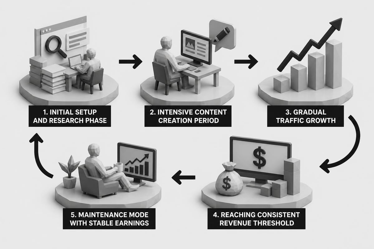 Passive income timeline