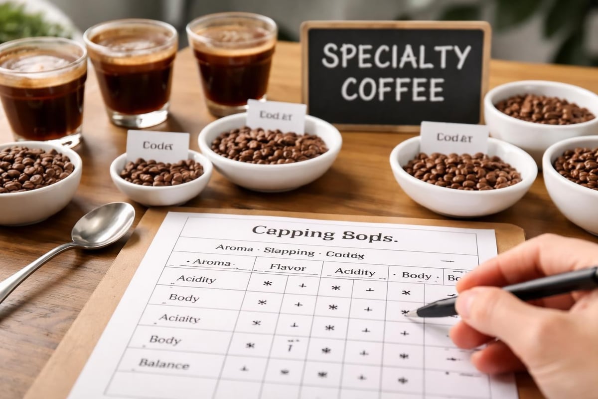 Coffee quality evaluation process