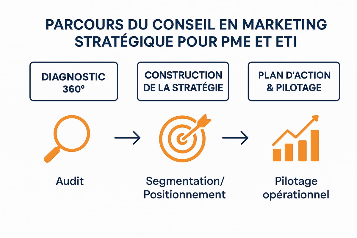 Les étapes clés d’un conseil en marketing stratégique réussi