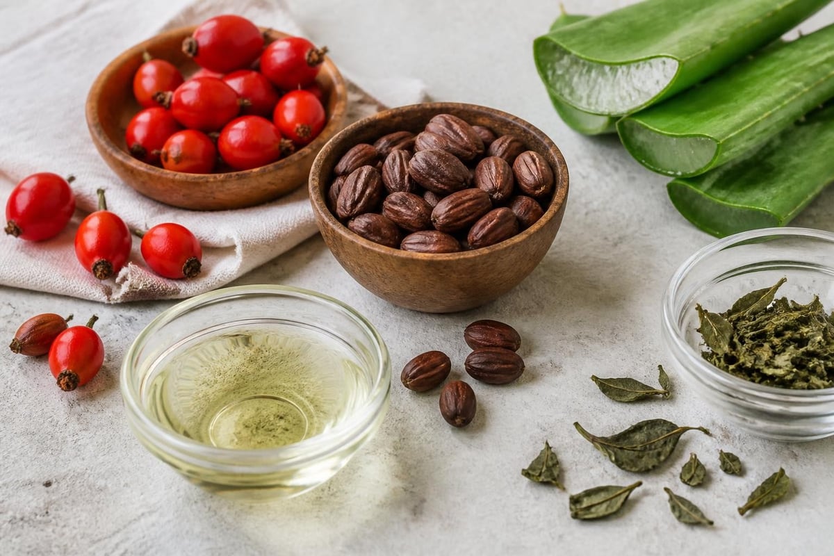 Plant-based skincare ingredients and their skin benefits