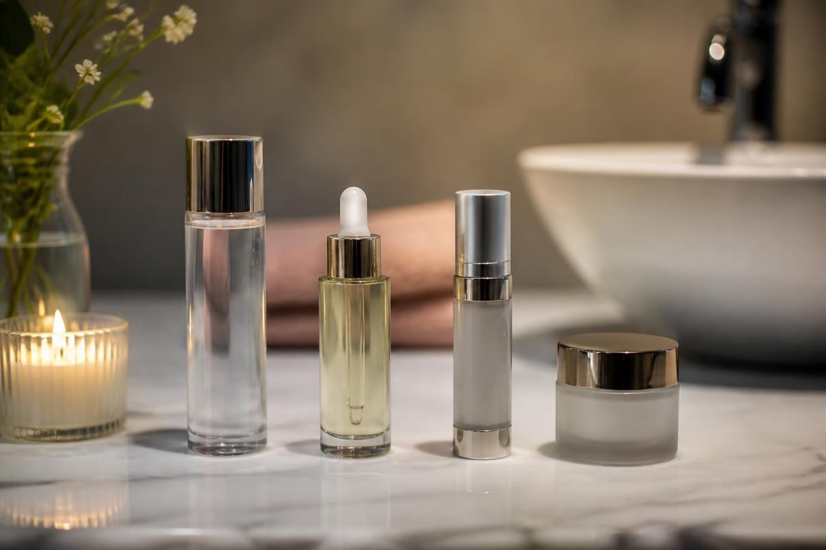 Layering skincare products
