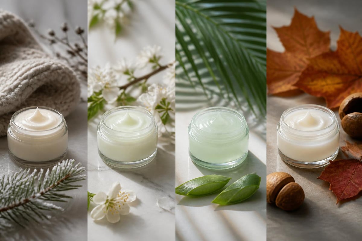 Seasonal skincare adjustments