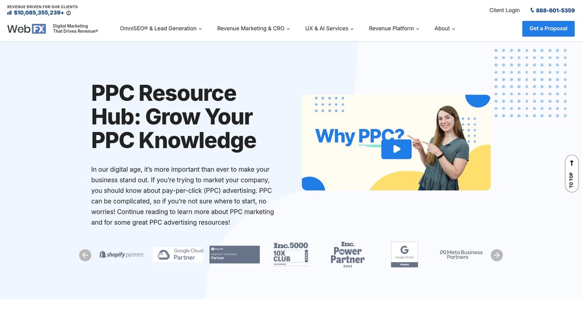 Top 10 Pay Per Click Agencies to Boost ROI in 2026 Top 10 Pay Per Click Agencies to Boost ROI in 2026 - WebFX
