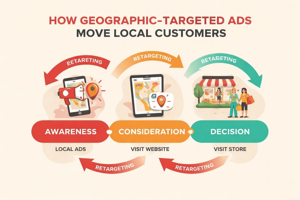 Paid advertising funnel