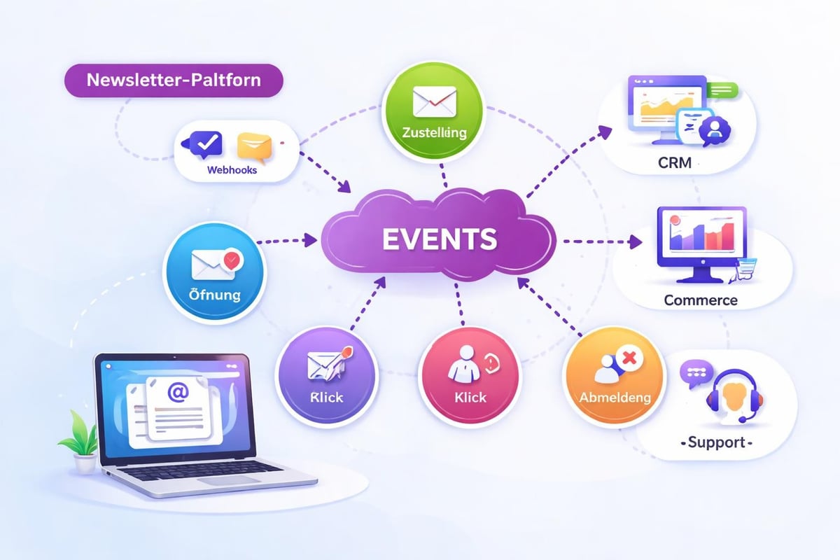 Webhook-Ereignistypen im Newsletter-System
