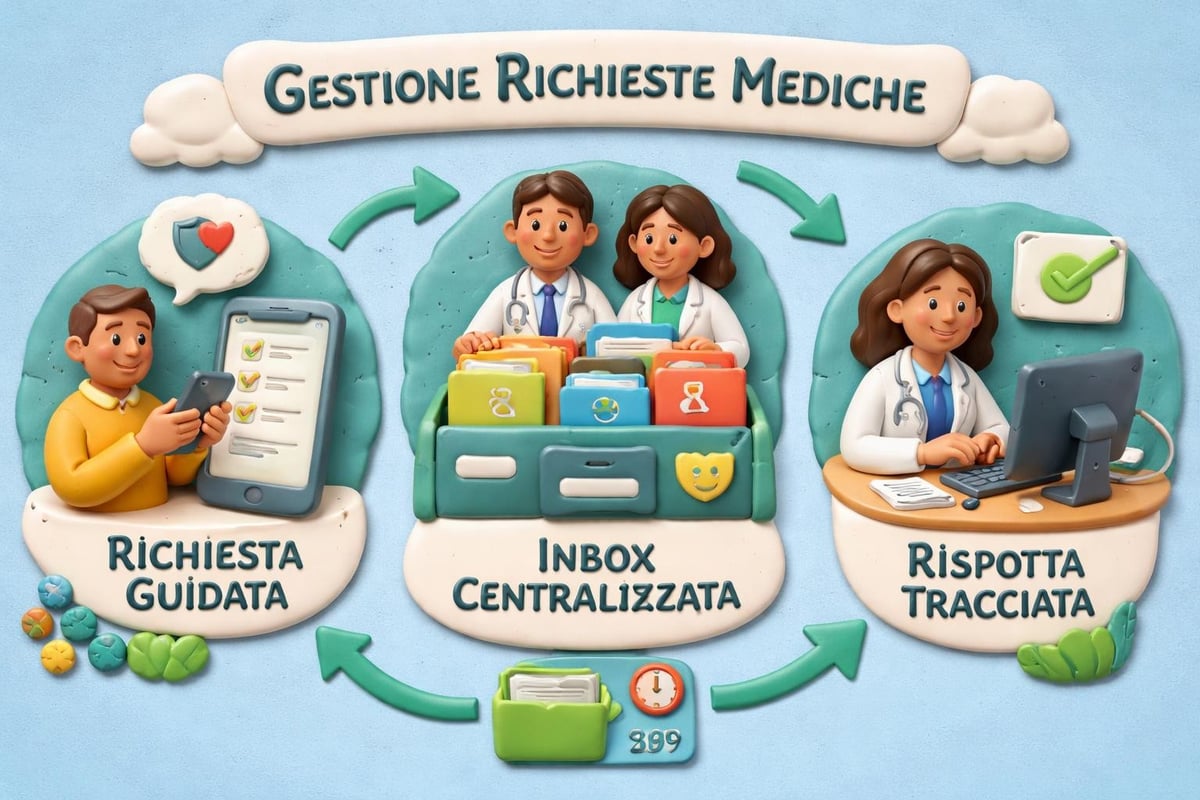 Workflow organizzato richieste mediche