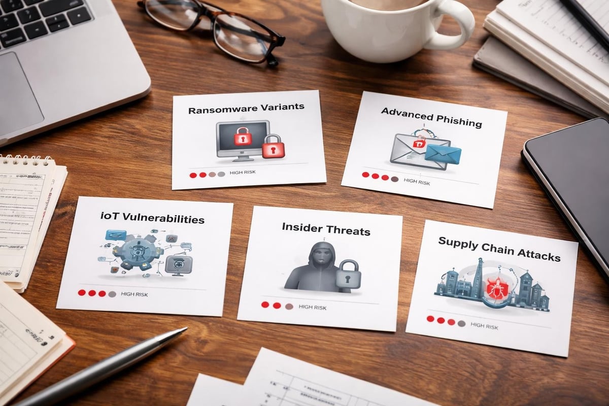 Common cybersecurity threats targeting businesses