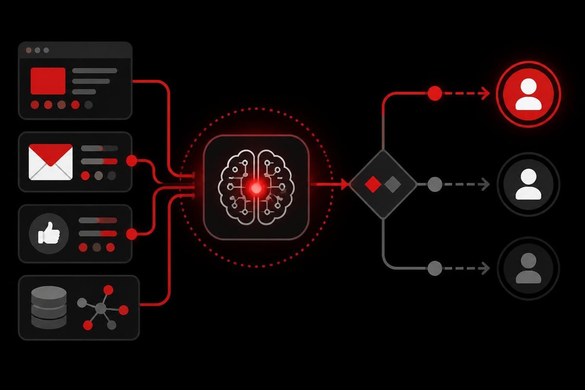 AI lead scoring workflow