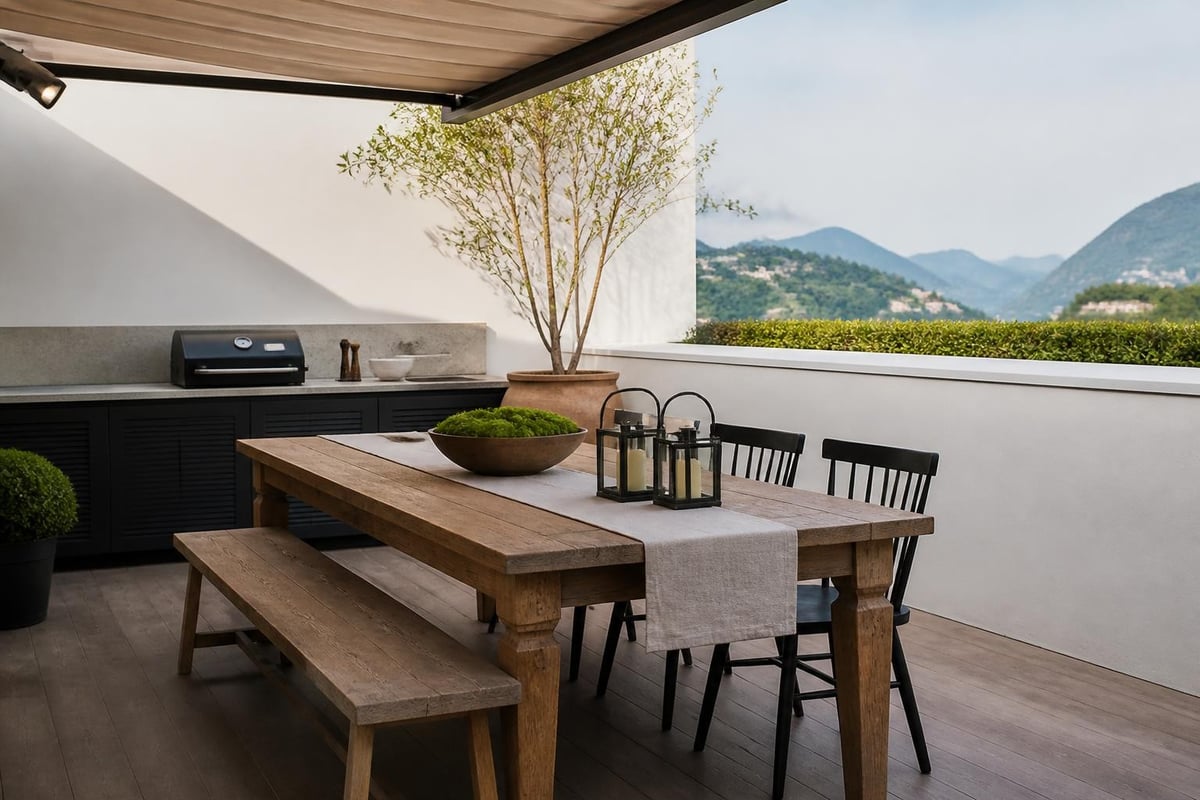 Outdoor farmhouse styling trends