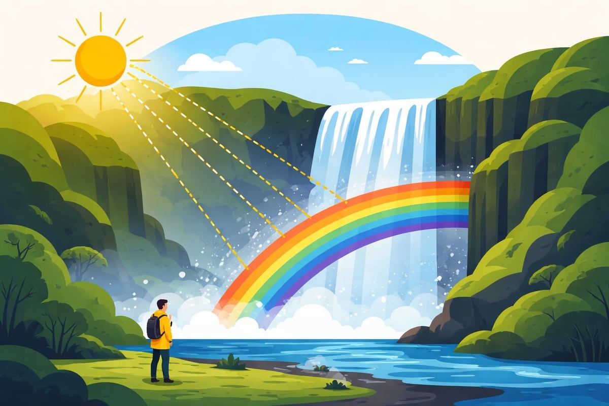 Skógafoss waterfall structure