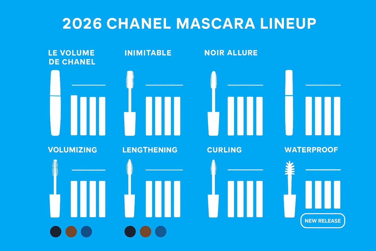 Chanel Mascara Lineup for 2026: Products, Features & Colorways