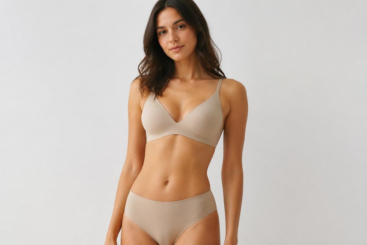 Seamless lingerie construction