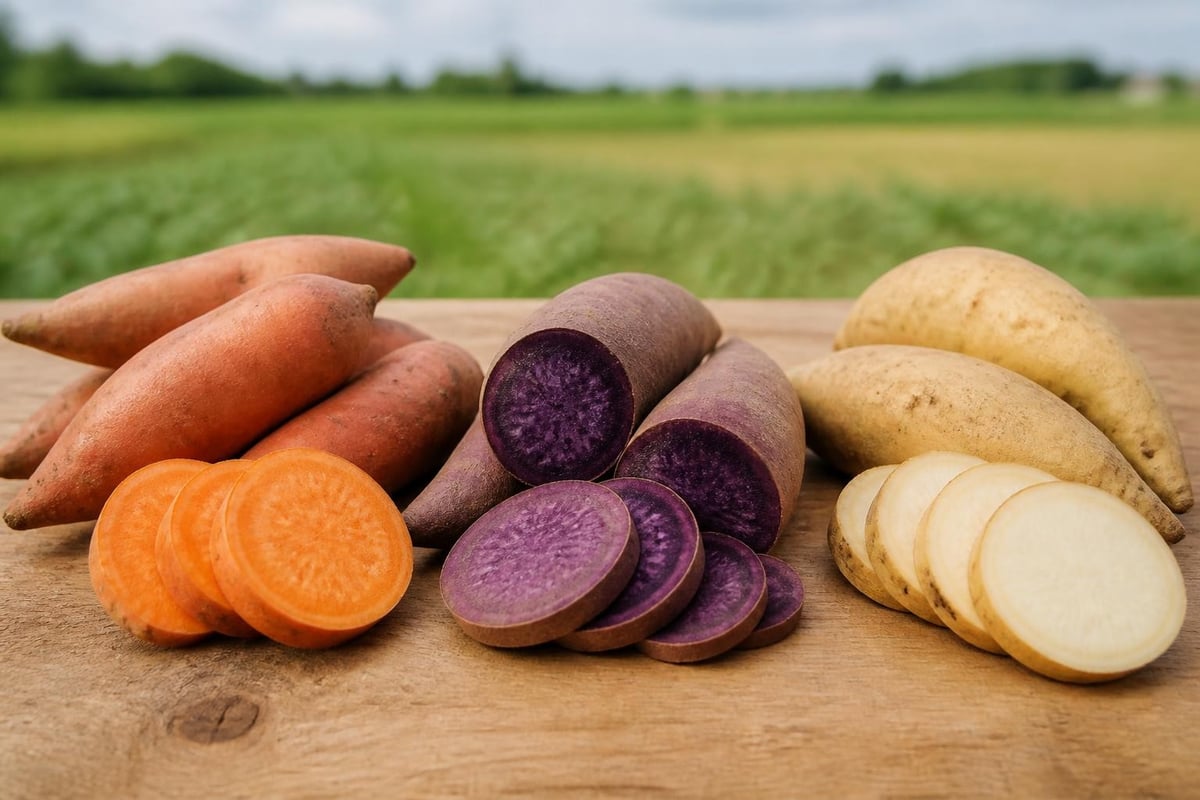 Sweet potato varieties comparison