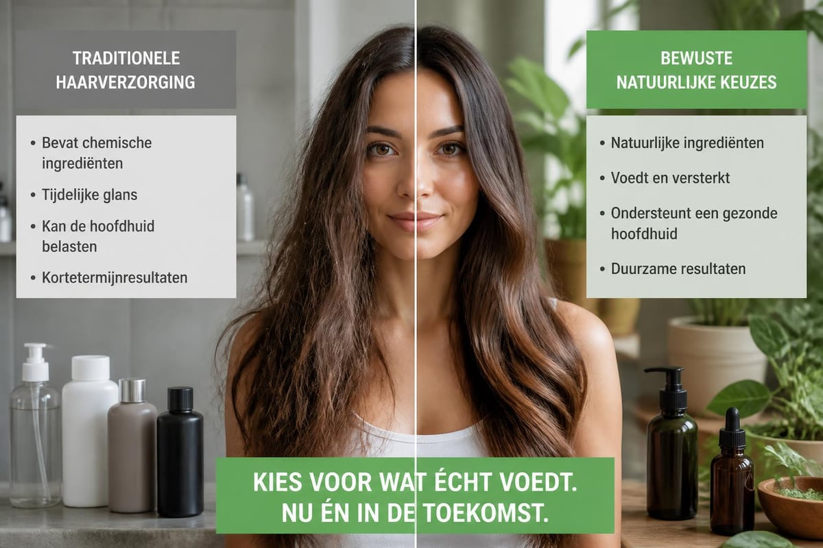 Vergelijking traditionele versus natuurlijke hair shopping