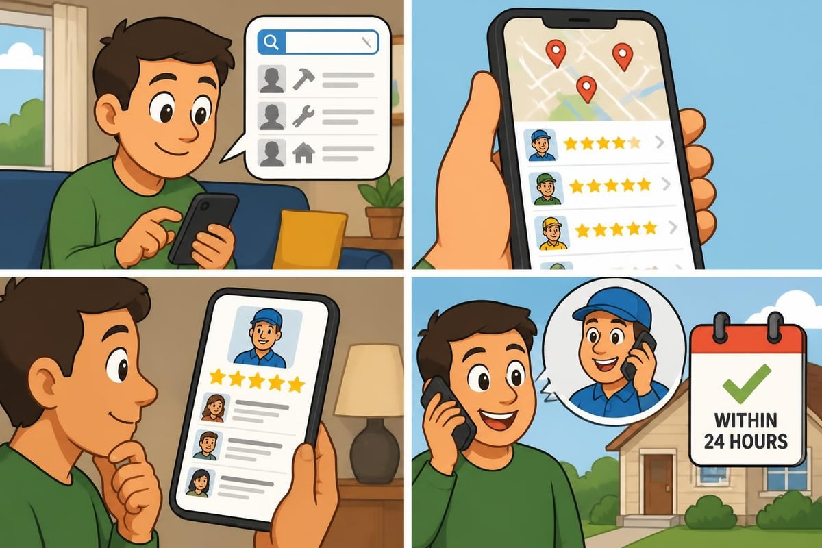 Local search behavior for home services