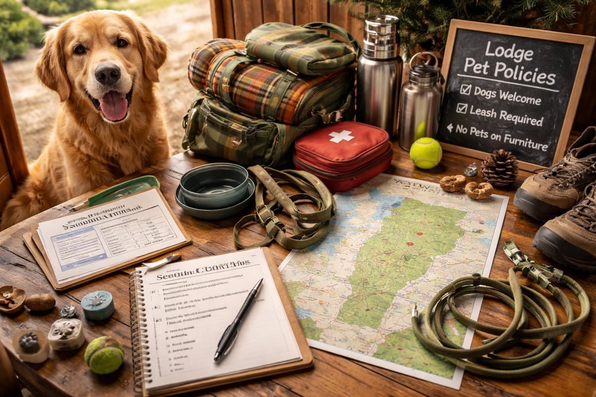 Pet-friendly lodge preparation