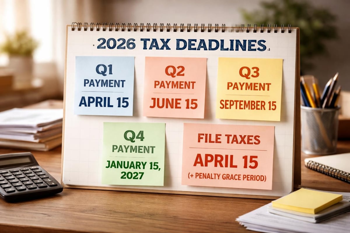 IRS payment deadline calendar