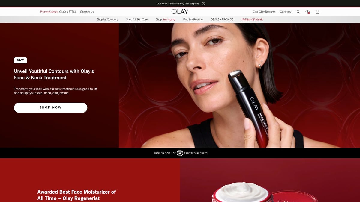9 Essential Face Mask For Older Skin Choices in 2026 - Olay Regenerist Luminous Overnight Mask