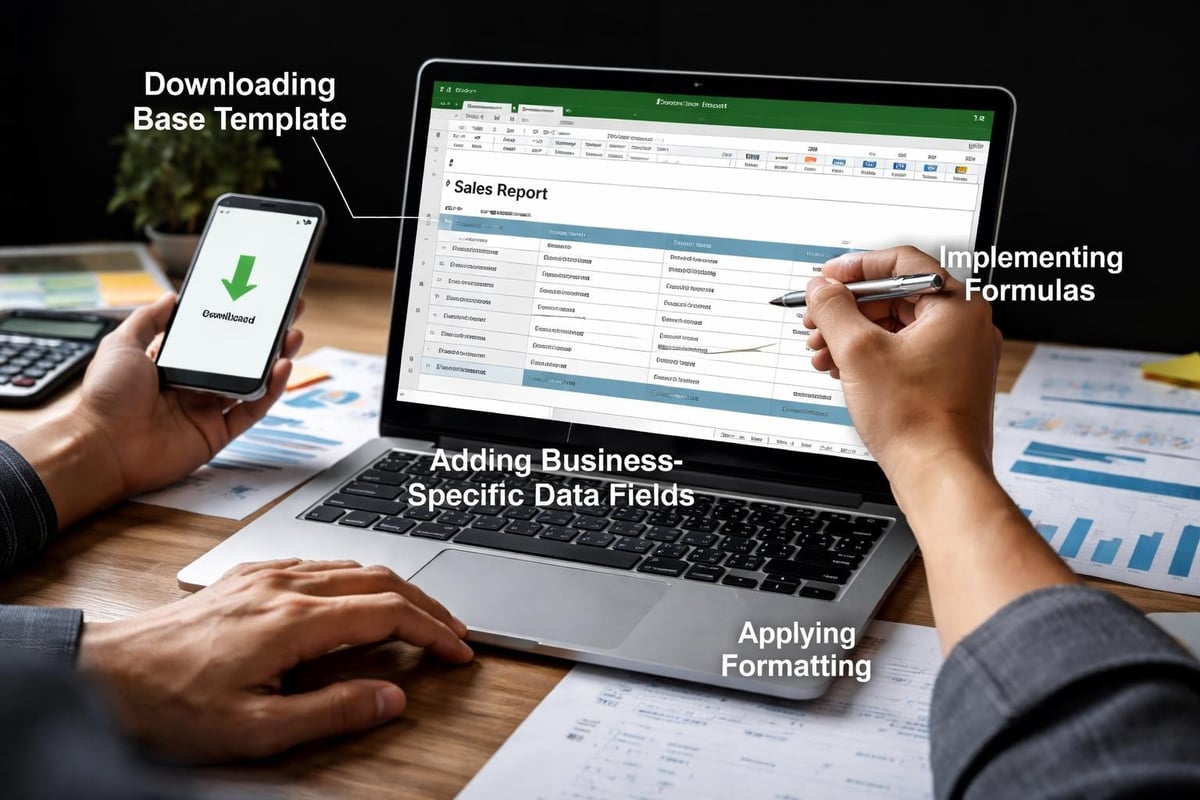 Template customization workflow