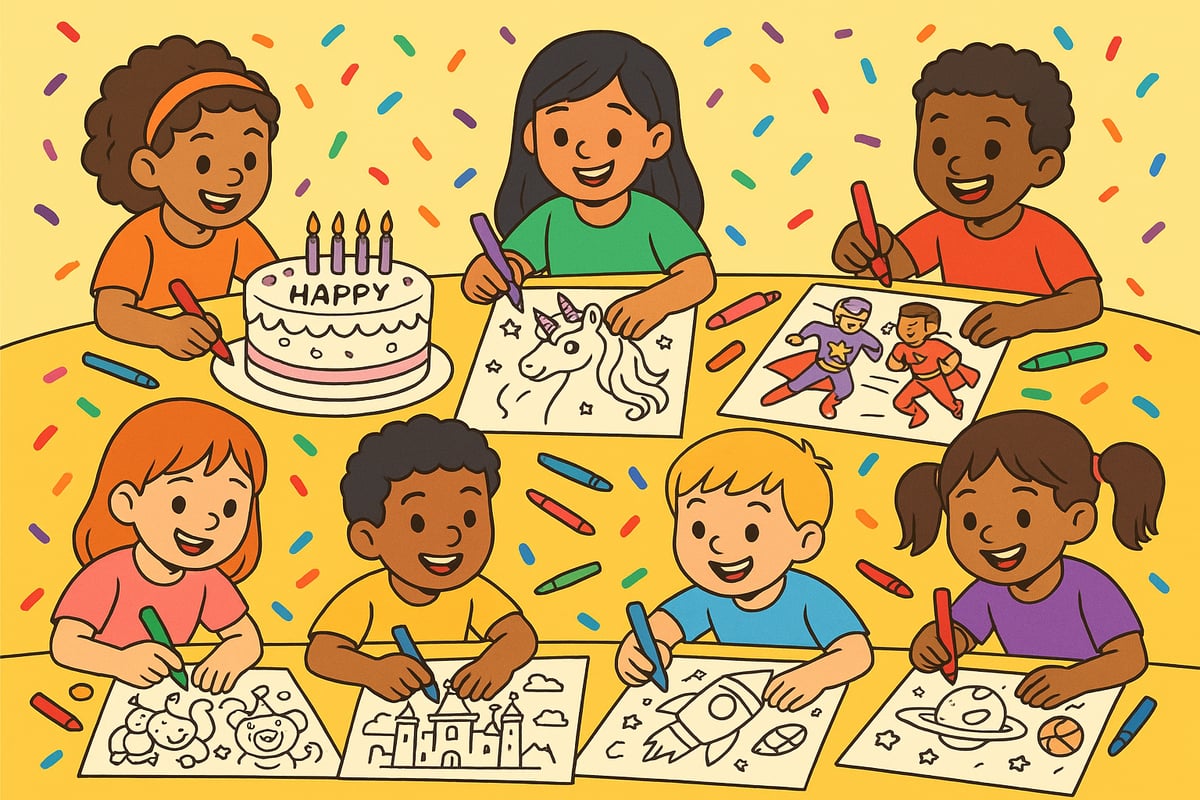 7 Amazing Coloring Pages for Birthdays Kids Will Love in 2025