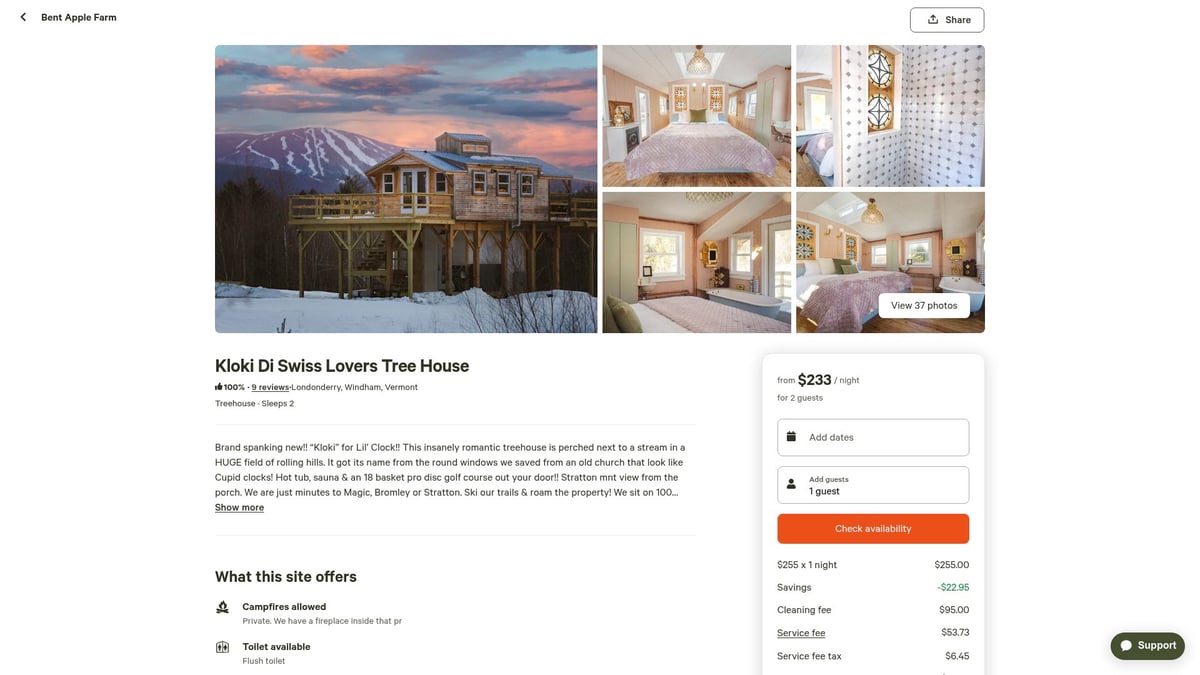 7 Dreamy Cabin New England Escapes to Book in 2026 - Bent Apple Farm – Londonderry, Vermont