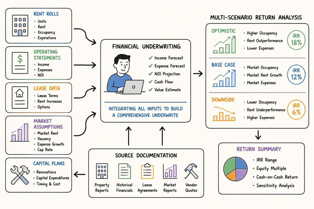 Financial modeling workflow