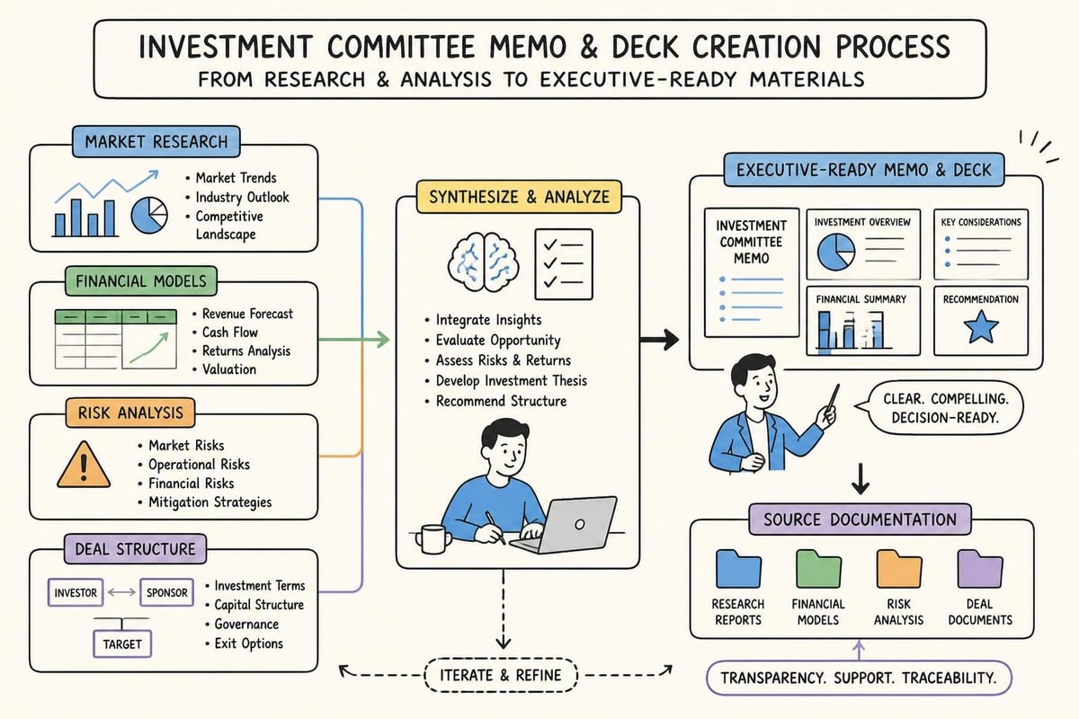 Investment materials creation