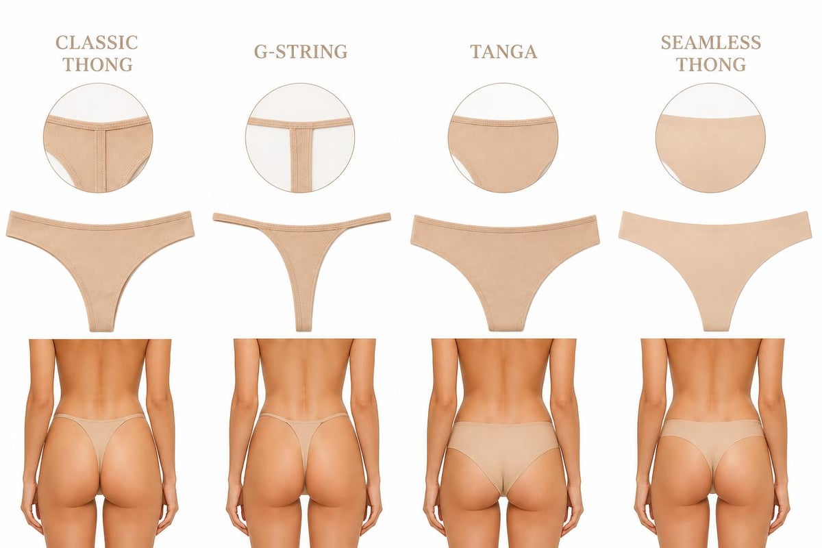 Thong style comparison
