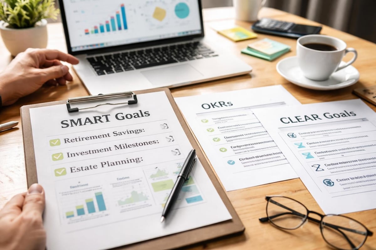 Financial goal frameworks