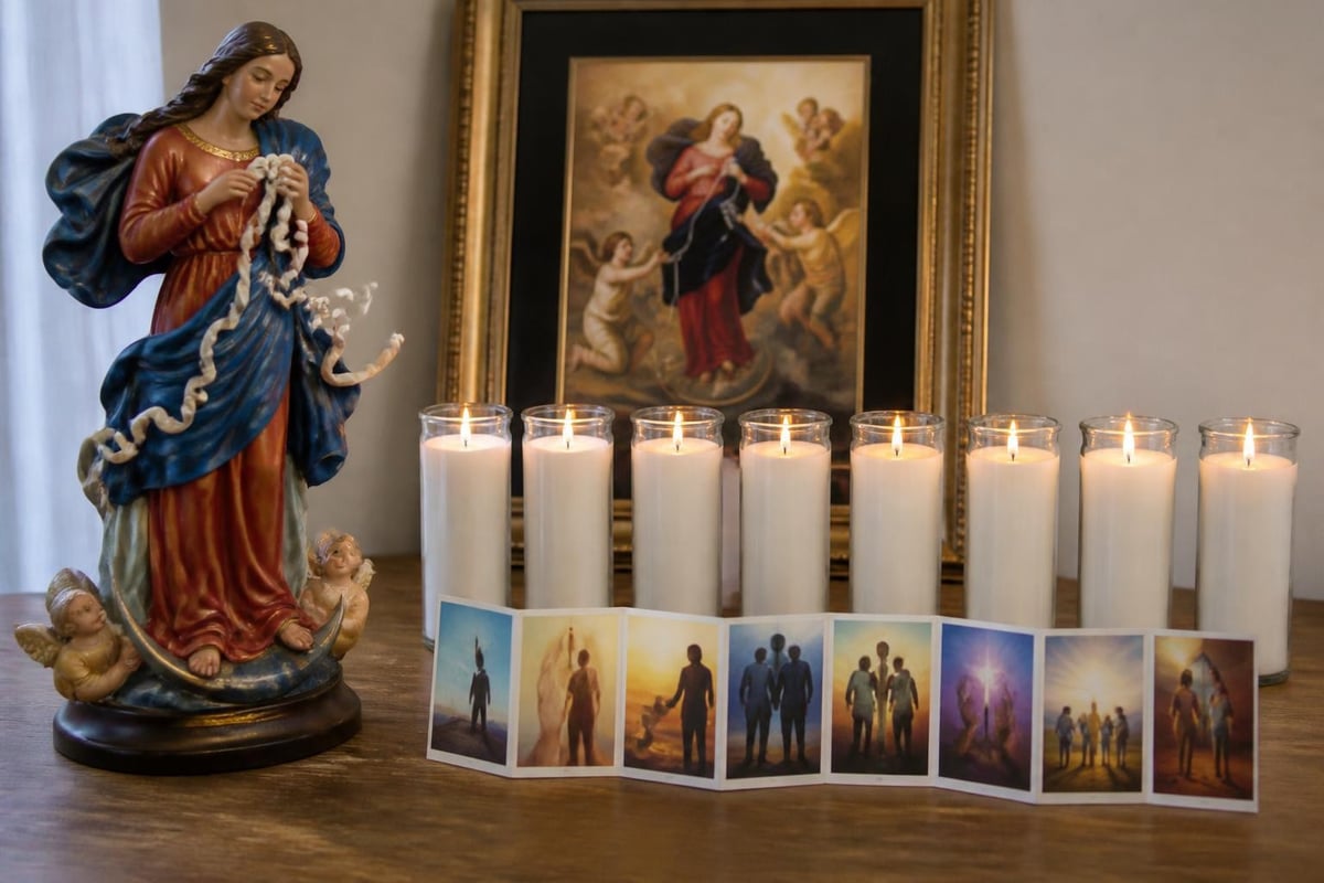 Untier of knots novena process