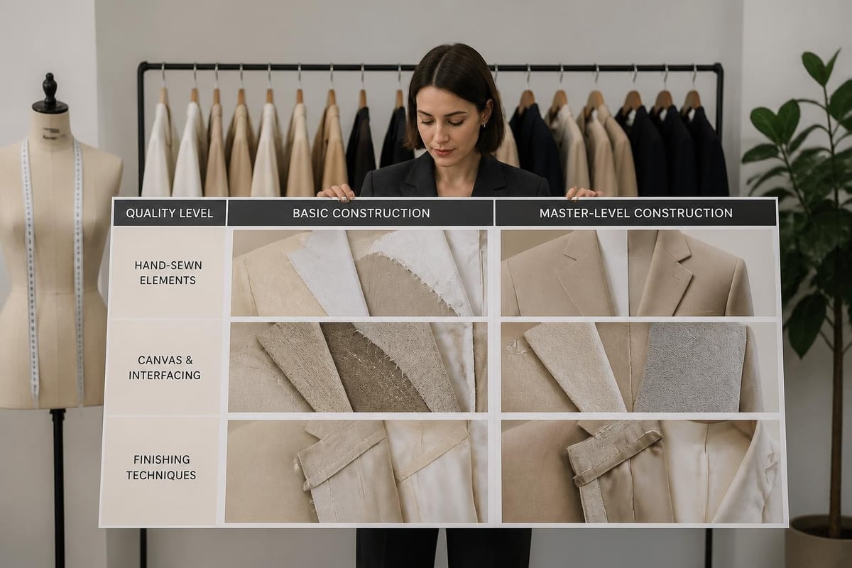 Premium tailoring construction techniques