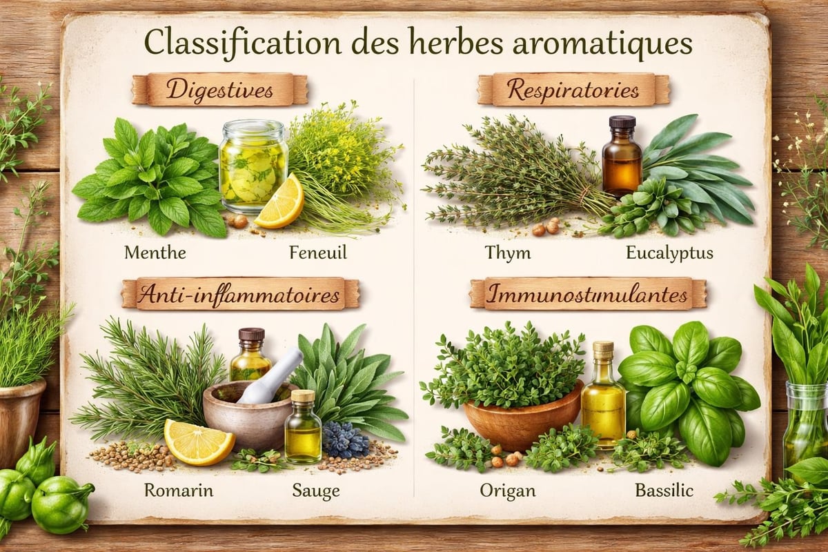 Propriétés thérapeutiques herbes
