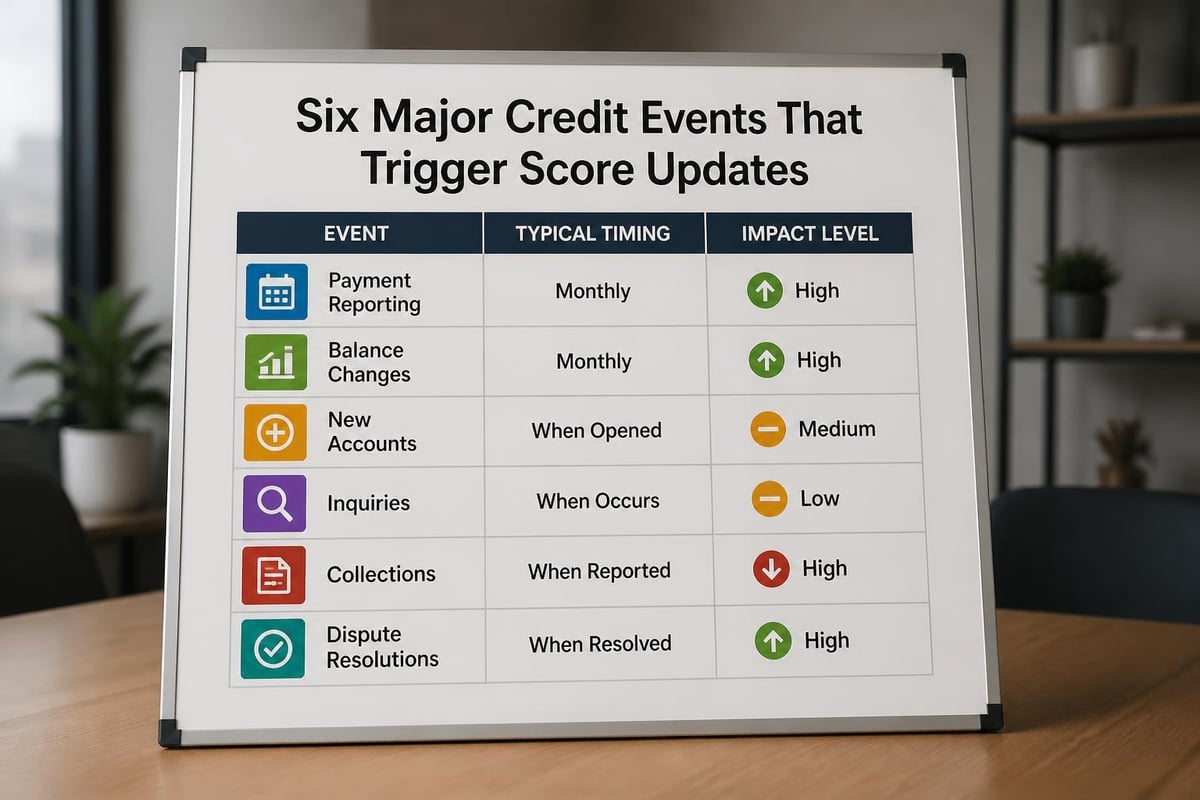 Credit score triggers