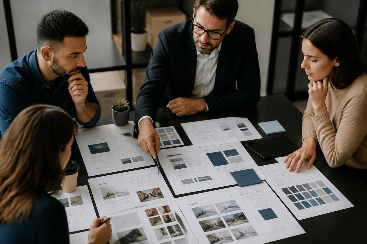 Webdesign consulting workflow steps
