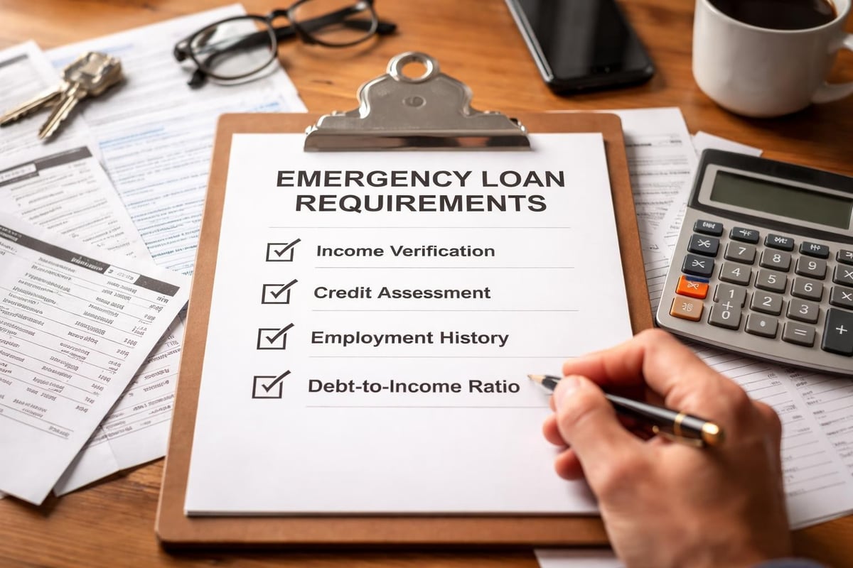 Emergency loan eligibility checklist